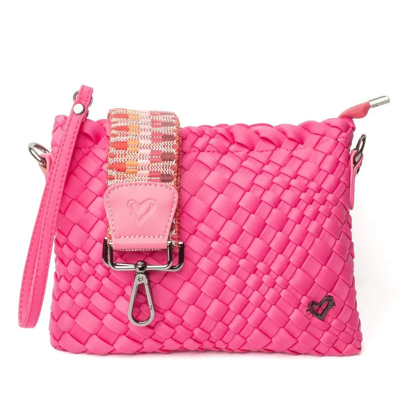 preneLOVE Charlotte Woven Crossbody - Magenta