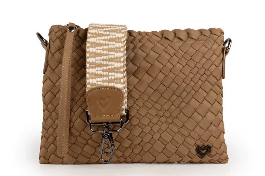 preneLOVE Charlotte Woven Crossbody - Nude