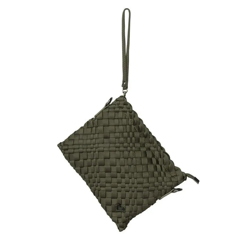 preneLOVE Charlotte Woven Crossbody - Olive