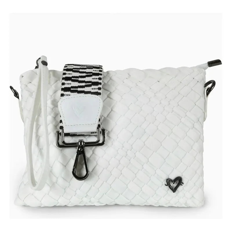 preneLOVE Charlotte Woven Crossbody - White