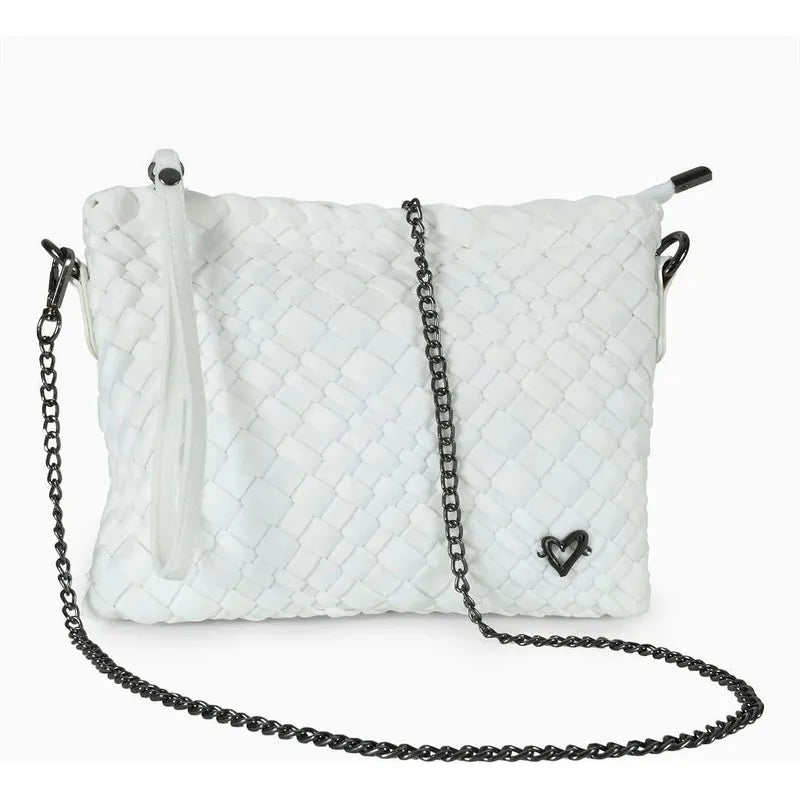 preneLOVE Charlotte Woven Crossbody - White