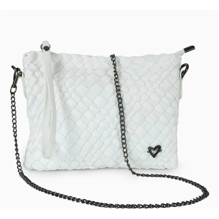 preneLOVE Charlotte Woven Crossbody - White
