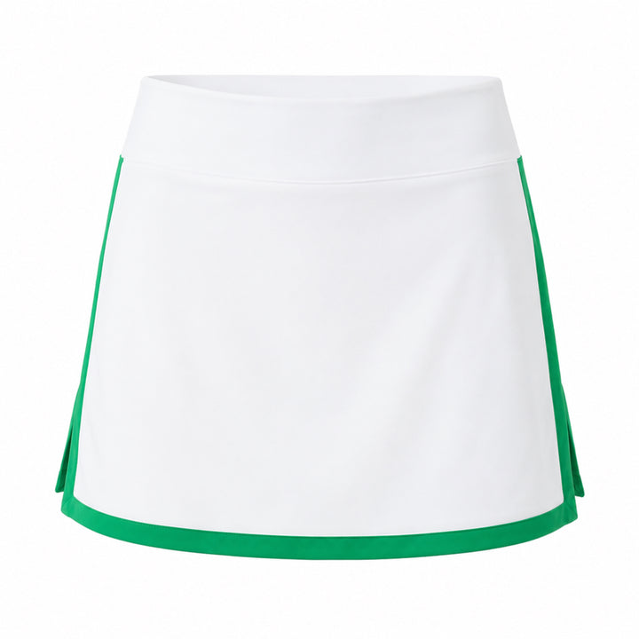 Club & Court Stacy Skort (14") - White/Green