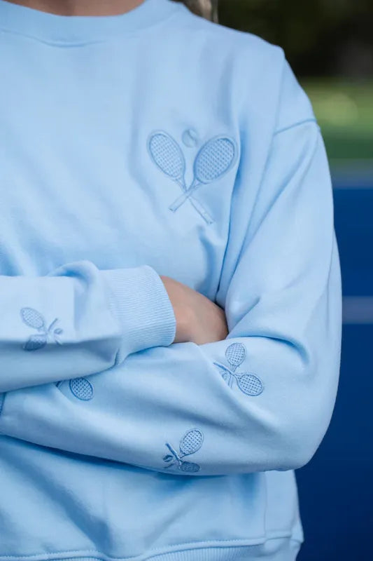 CourtLife Crossed Racquets Sweatshirt - Various Colours