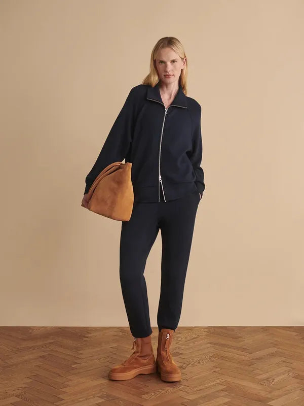 Varley Tyde Zip Sweat - Navy