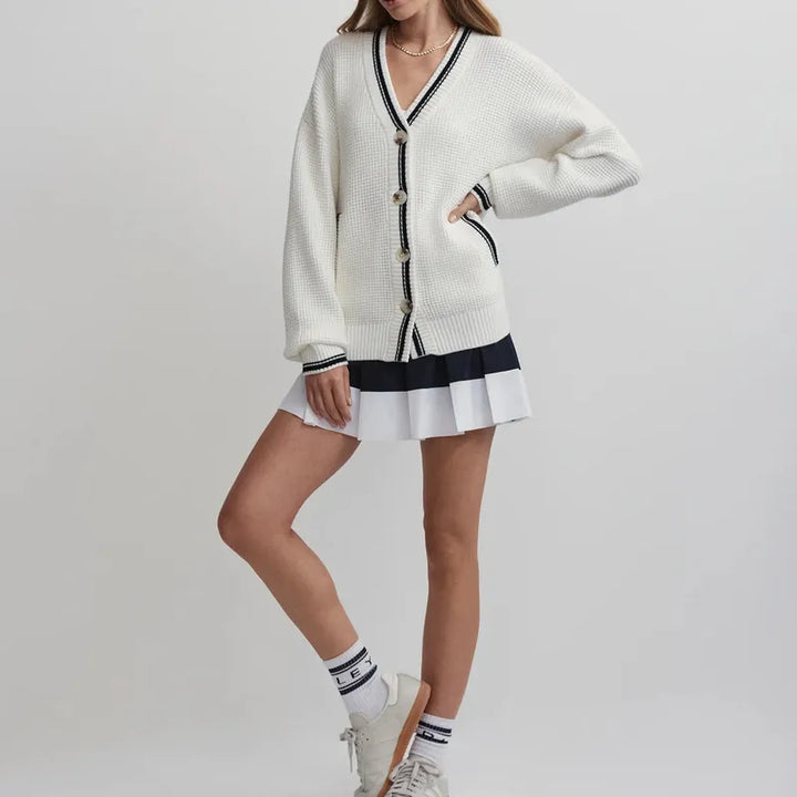 Varley Coniston Cardigan - White