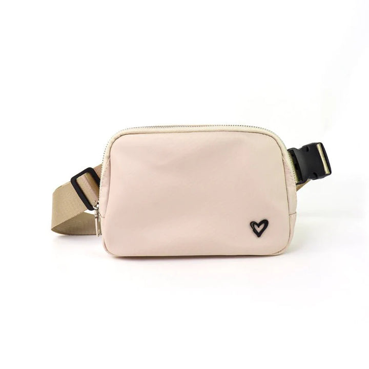 preneLOVE Dixie Nylon Belt/Crossbody - Cream