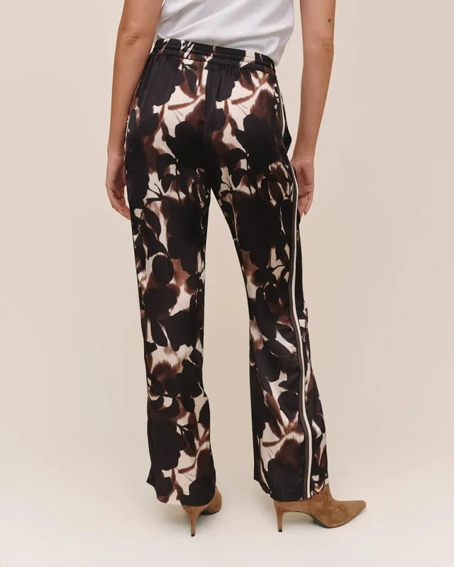 Bella Dahl Stripe Track Pant - Shadow Floral