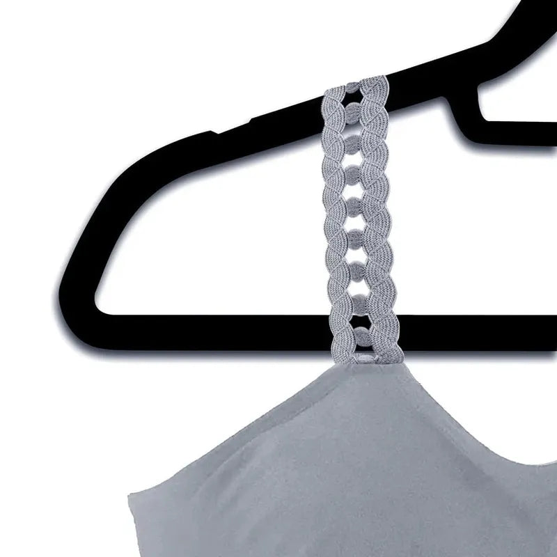 strap-its Grey Basic Bra (attached strap) - Grey Loop Straps