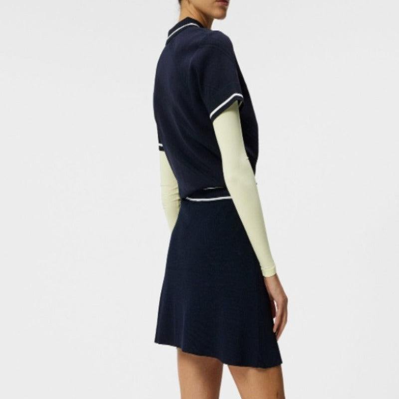 JL Golf Emma Knit Skirt - Navy