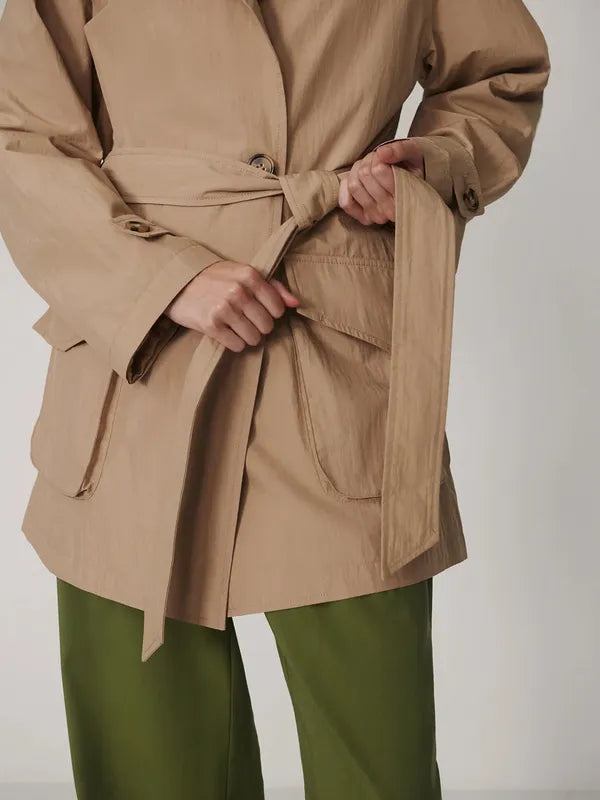 Varley Celina Belted Jacket - Cornstalk