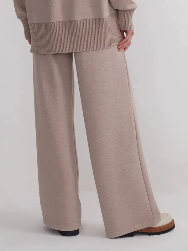 Varley Extra Wide Pants (29.5") - Taupe Marl