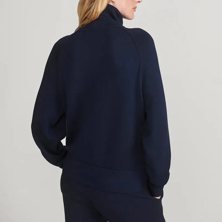 Varley Tyde Zip Sweat - Navy