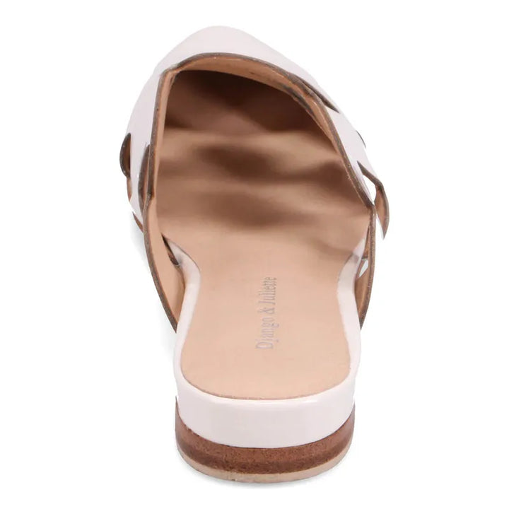 Django & Juliette Forli Mule - Ivory Patent