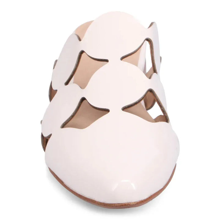 Django & Juliette Forli Mule - Ivory Patent