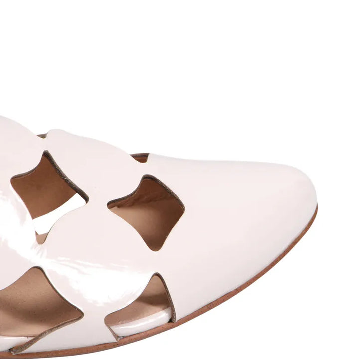 Django & Juliette Forli Mule - Ivory Patent