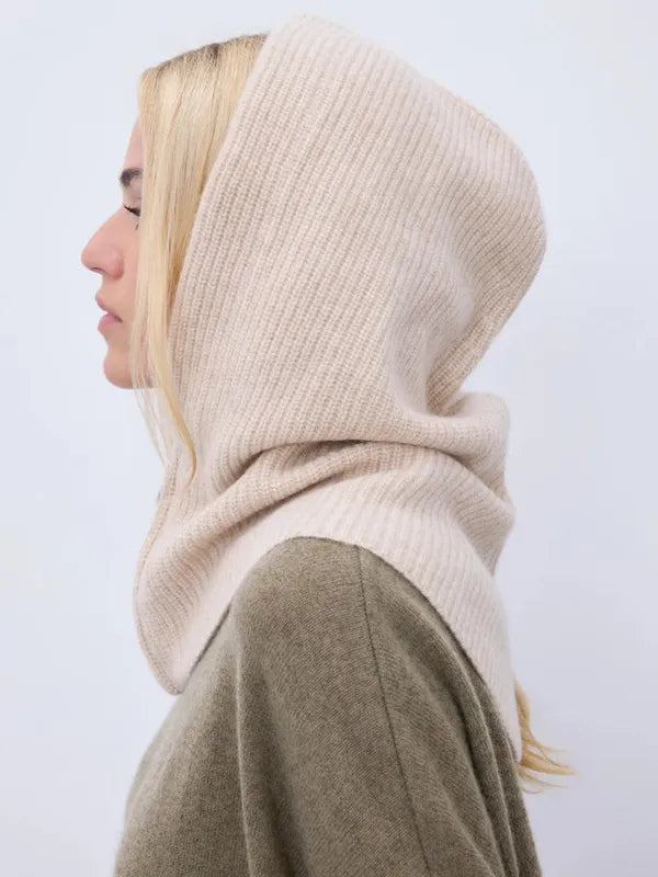 NOTSHY Cashmere Zip Hood - Beige