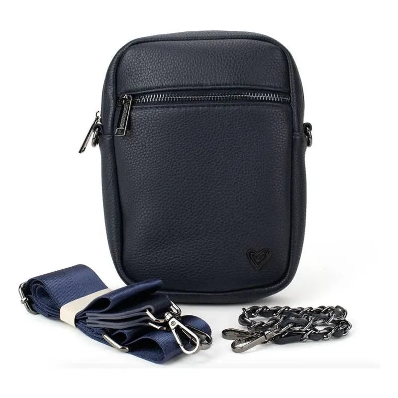 preneLOVE Hope Vegan Leather Crossbody - Navy