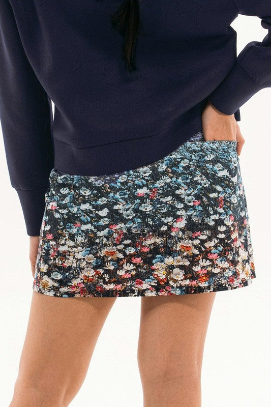 Foray Golf Hidden Pocket Skort - English Garden