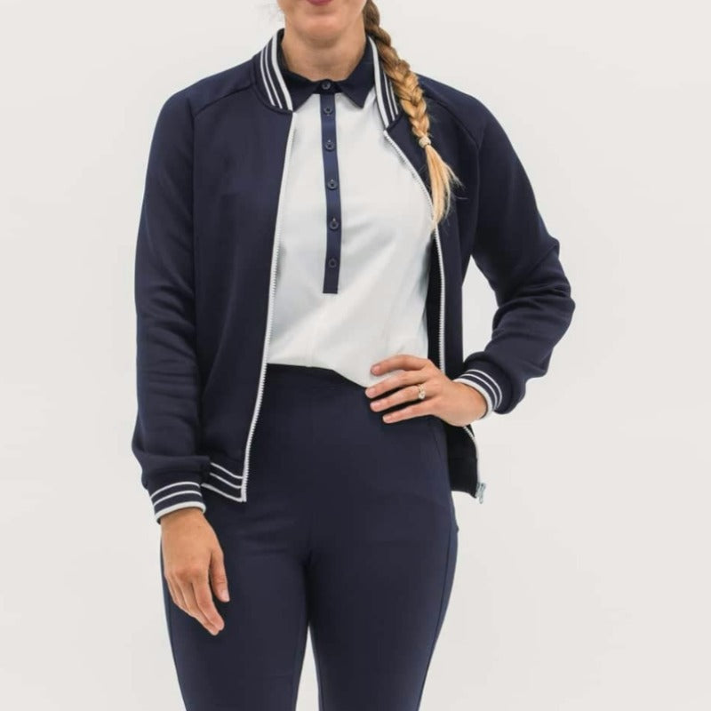 Foray Golf Core Bomber Jacket - Navy