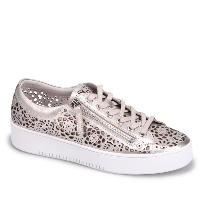 Django & Juliette Leitha Sneaker - Platino/White