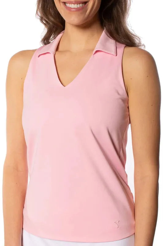Golftini S/L Lisa Polo - Rose Pink