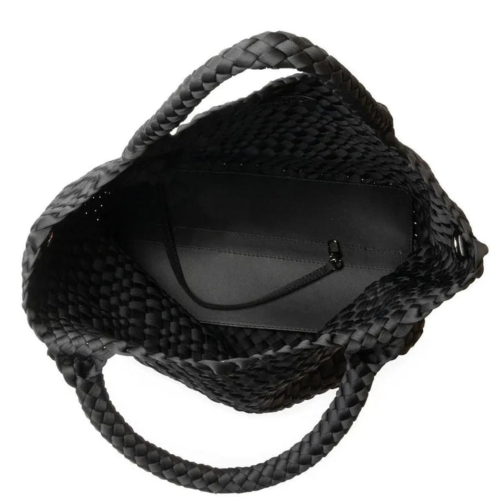 preneLOVE London Large Woven Tote - Onyx