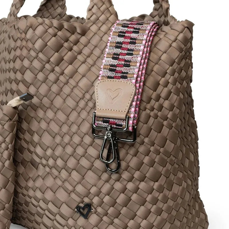 preneLOVE London Large Woven Tote - Buff