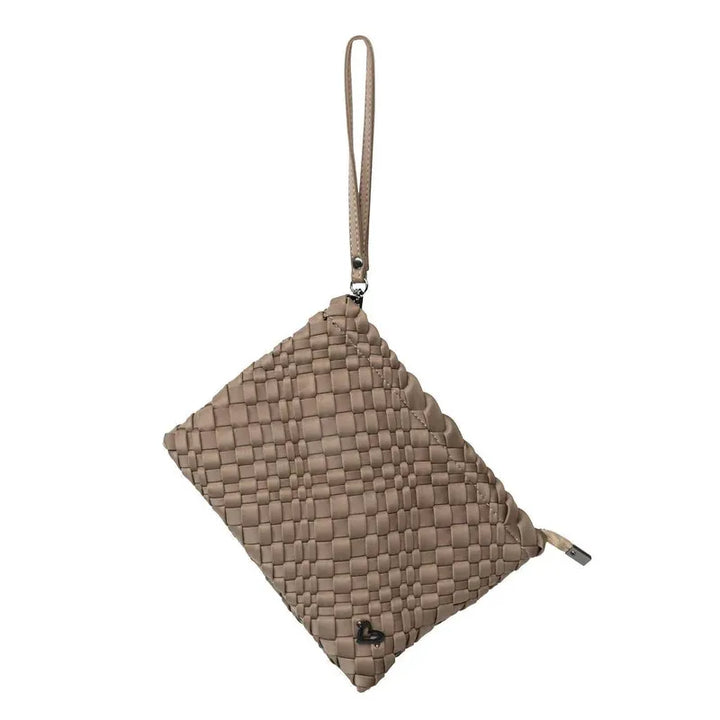 preneLOVE London Large Woven Tote - Buff