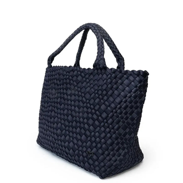 preneLOVE London Large Woven Tote - Navy