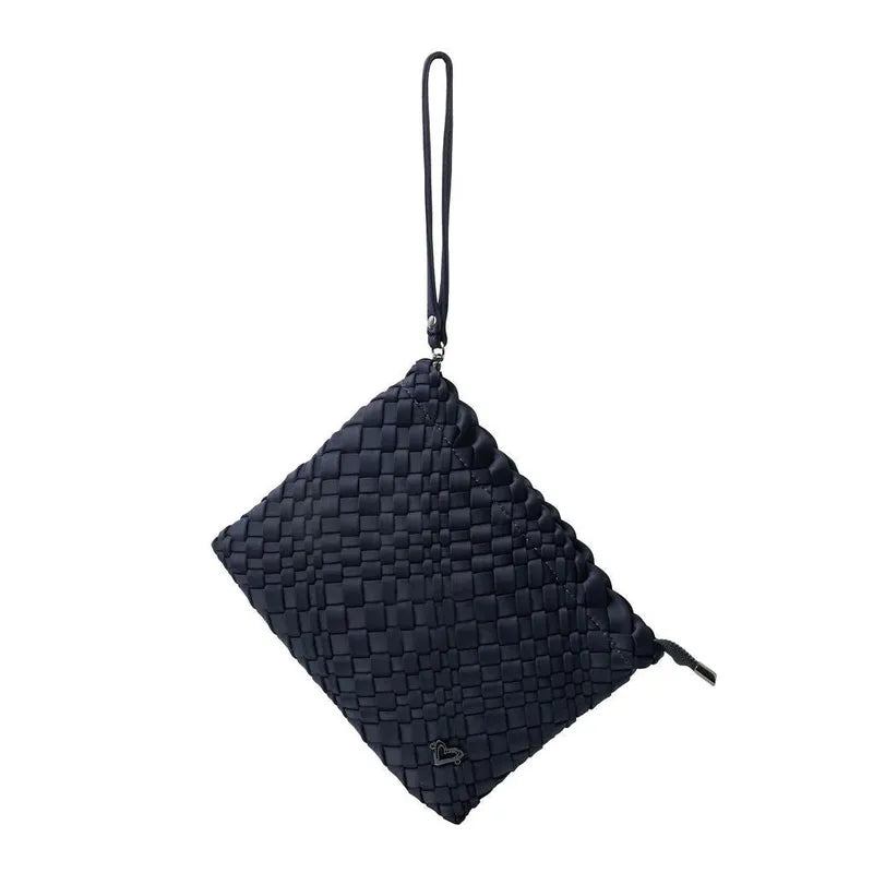 preneLOVE London Large Woven Tote - Navy