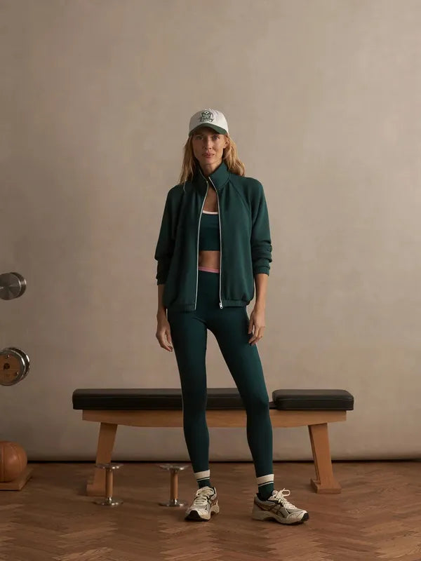 Varley Magna Zip Sweat - Ponderosa Pine
