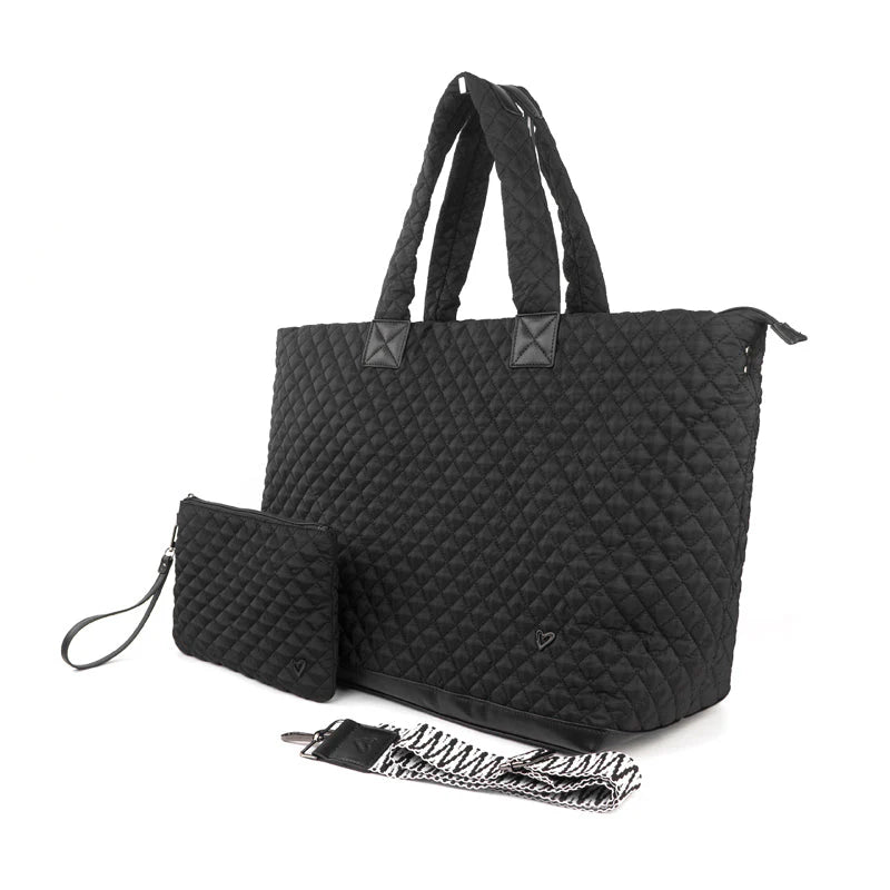 preneLOVE Milton Tote- Black