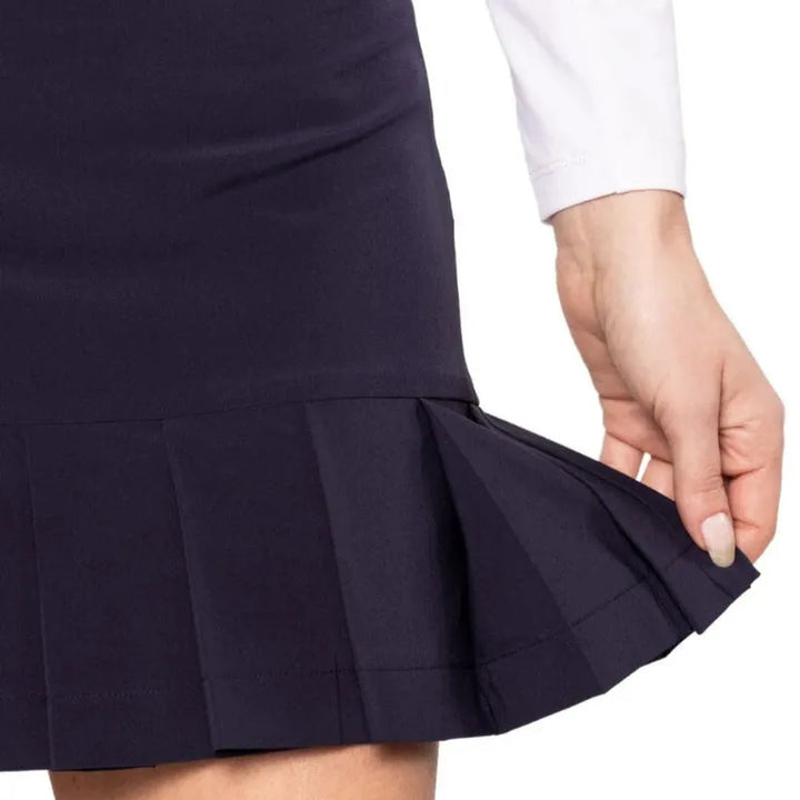 Golftini Susan Performance Pleat Skort - Navy