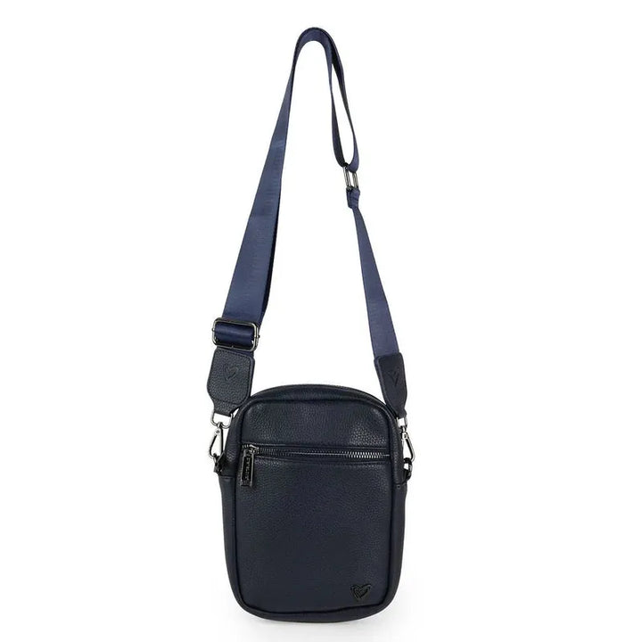 preneLOVE Hope Vegan Leather Crossbody - Navy