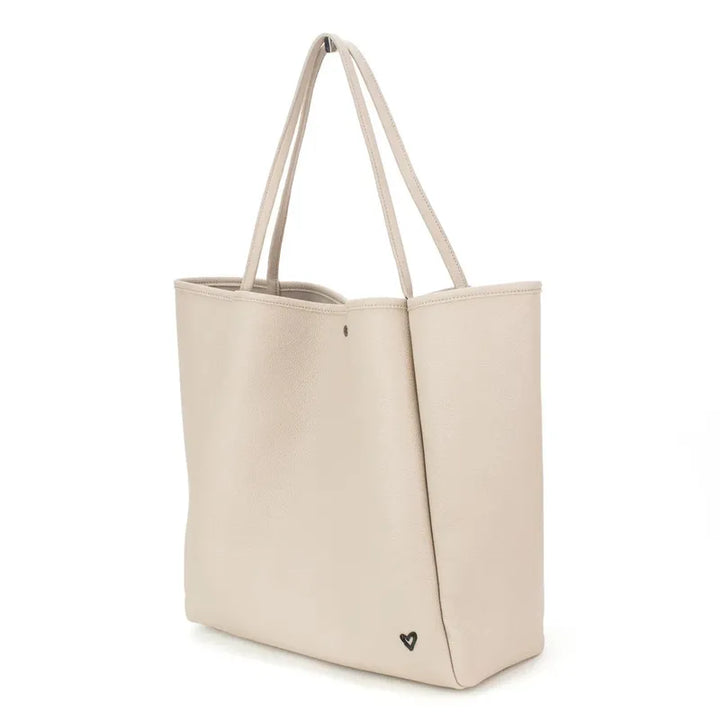 preneLOVE Keele Vegan Leather Tote - Sand