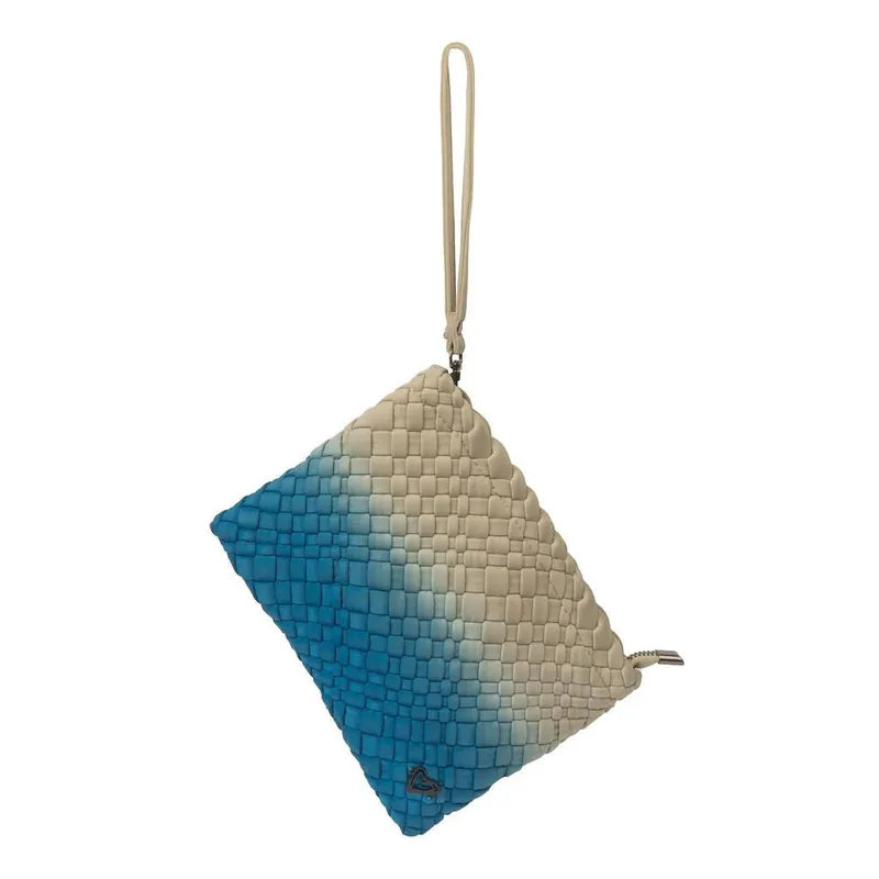 preneLOVE London Large Woven Tote - Ombre Blue