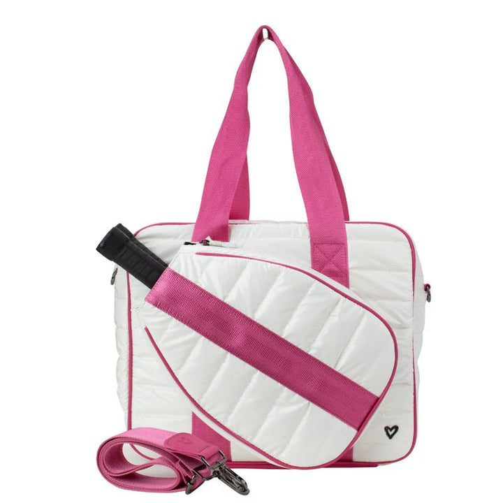 preneLOVE Pickleball Bag - White/Pink