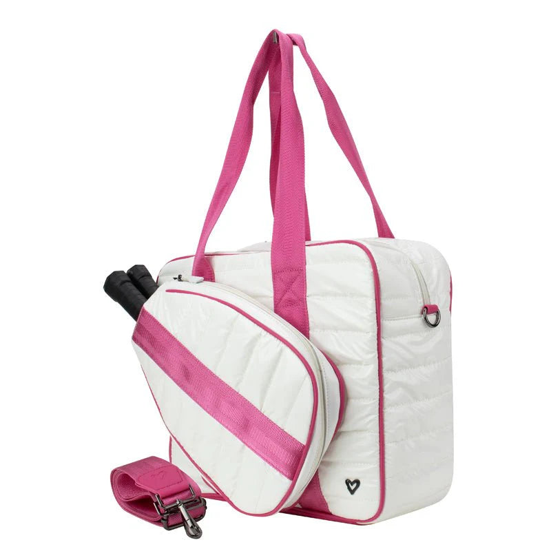 preneLOVE Pickleball Bag - White/Pink