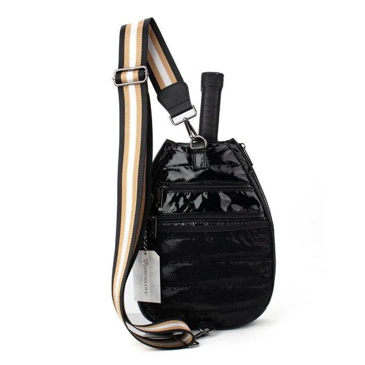 preneLOVE Pickleball Sling Bag - Black
