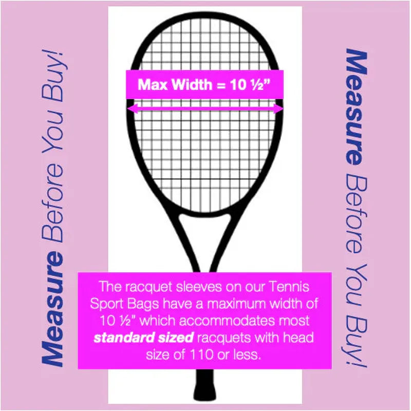 preneLOVE Tennis Bag - White/Black