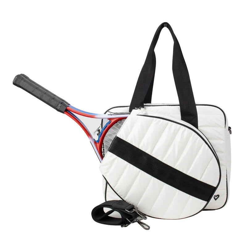 preneLOVE Tennis Bag - White/Black