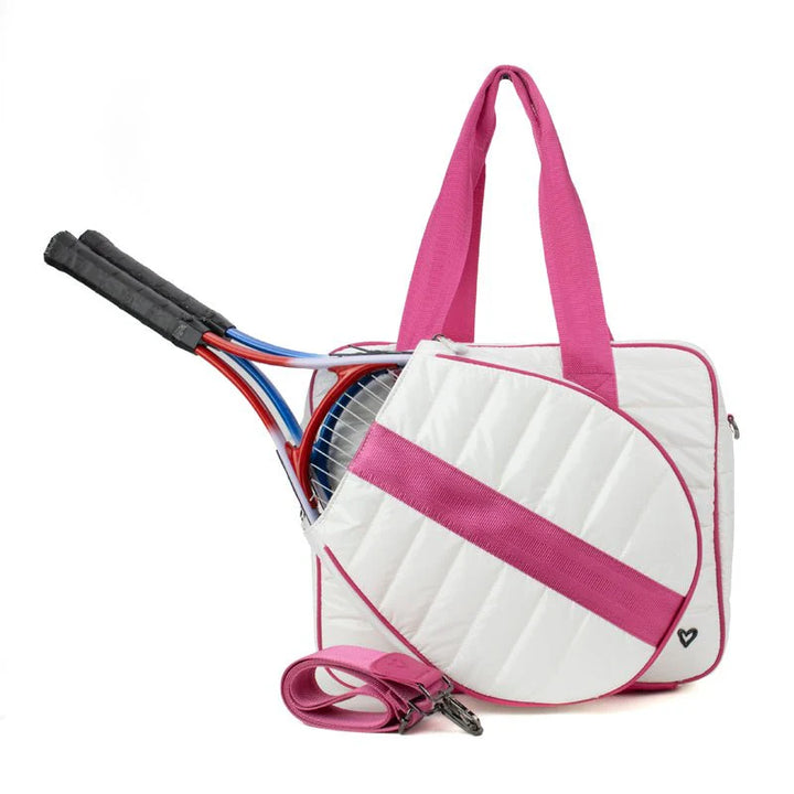preneLOVE Tennis Bag - White/Pink