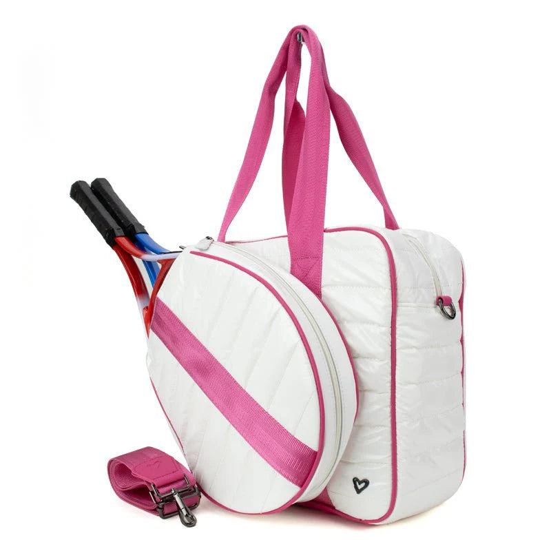 preneLOVE Tennis Bag - White/Pink