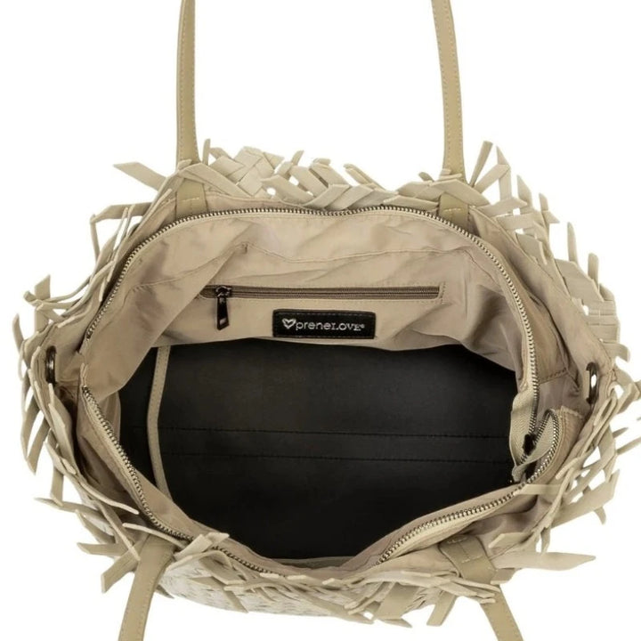 preneLOVE Vulcan Fringe Bag - Khaki