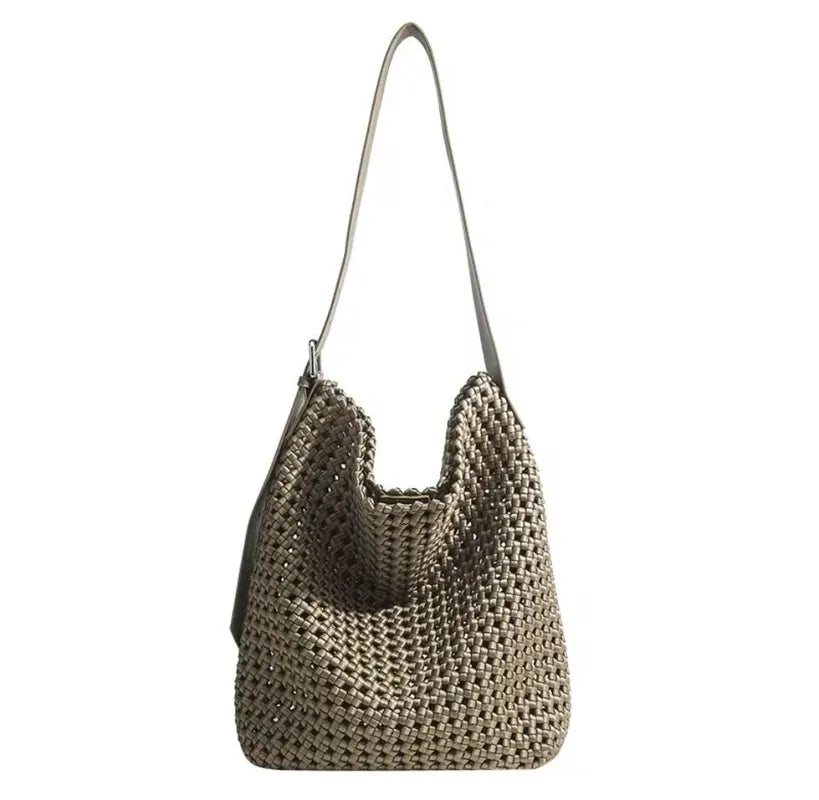 preneLOVE Osler Nylon Hobo Tote - Khaki