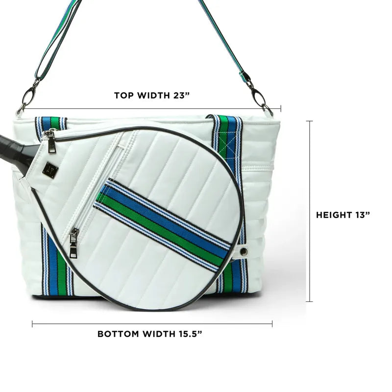 Think Royln Bounce Padel Bag - White Patent