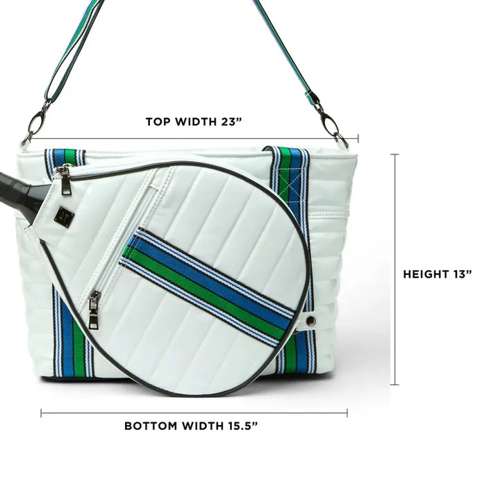 Think Royln Bounce Padel Bag - White Patent