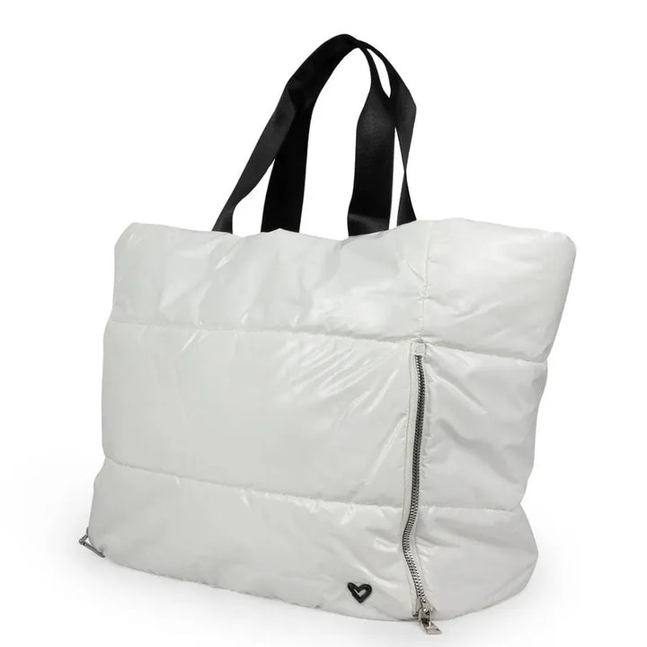 preneLOVE Panorama Puffer Bag - White