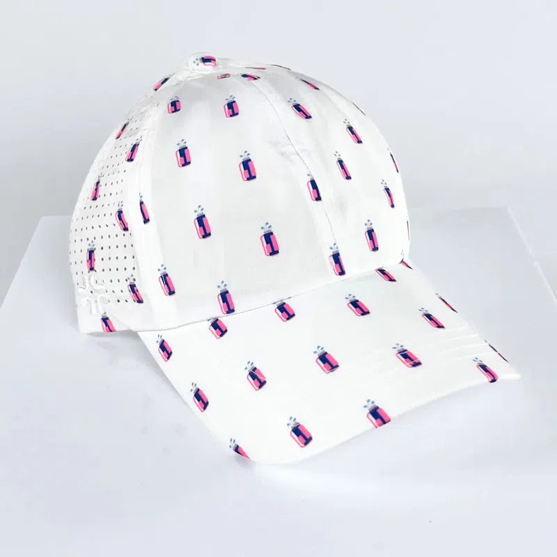 VimHue Golf Bags Hat - White